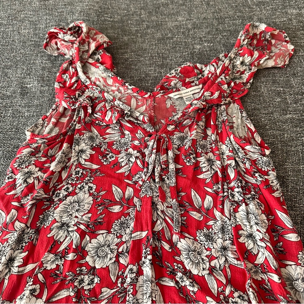 Floral American Eagle swim coverup, size M - Picture 3 of 4